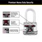 Master Lock 3-13/32 in. H X 1-3/4 in. W X 1.5 in. L Stainless Steel Ball Bearing Locking Weather-Res M1XKADLFCCSEN - alternate 6