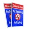 Signmission Clean Air Zone No Smoking No Vaping, Plastic Signs Only 24 Inch x 36 Inch, Corrugated Plastic, 2PK CSB-2436-2PACK-CleanAirZoneNoSmokingNoVa - alternate 1