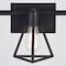 Vaxcel Ravenna 3 Light Matte Black Bathroom Vanity Fixture Metal Cage Shade, LED Compatible W0445 - alternate 5