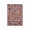 Homeroots 5' X 8' Rust Gold And Blush Aztec Washable Indoor Outdoor Area Rug 615789 - alternate 7