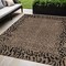 Homeroots 5' X 8' Brown Animal Print Washable Indoor Outdoor Area Rug 607633 - alternate 1