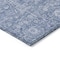 Homeroots 3' X 5' Denim Blue And Ivory Floral Washable Indoor Outdoor Area Rug 604671 - alternate 9