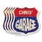 Signmission Chris's Garage, 12 inch X 12 inch, Aluminum Metal Sign, 5PK SHI-A-5Pack-12-383-CHRIS - alternate 1