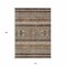 Homeroots 10' X 14' Chocolate And Gray Southwestern Washable Indoor Outdoor Area Rug 582817 - alternate 8