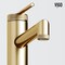 Vigo Sterling Single Handle Single-Hole Bathroom Vessel Faucet in Matte Brushed Gold VG03032MG - alternate 6