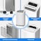 Edendirect 47 pt. 4,500 sq.ft. Portable Dehumidifier in White with Drain Hose, Child Lock, Auto defrost ZR-AP20-1905EE - alternate 5