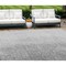 Homeroots 10' X 14' Gray And Silver Abstract Washable Indoor Outdoor Area Rug 588231 - alternate 1