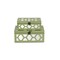 Homeroots Set of Two Green Mirrored Glass And Solid Wood Box With Lid, 2PK 399681 - alternate 5