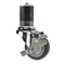 Service Caster 3'' SS Thermoplastic Rubber Swivel 1-3/4'' Expanding Stem Caster with Brake SCC-SSEX20S314-TPRB-TLB-134 - alternate 1