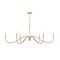 Z-Lite Toussant Modern Gold 6 Light Chandelier 6103-63MGLD - alternate 1