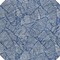 Homeroots 8' Navy Blue And Ivory Round Floral Washable Indoor Outdoor Area Rug 594643 - alternate 6