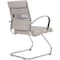 Leisuremod Benmar Modern Office Chair with Faux Leather Sled Base Task Chair & Arms BGO19TL - alternate 5