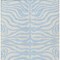Homeroots 8' X 10' Sky Blue And Ivory Animal Print Washable Indoor Outdoor Area Rug 600657 - alternate 7