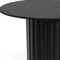 Homeroots 46" Black Solid Wood Pedestal Base Round Top Dining Table 721073 - alternate 5