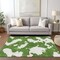 Homeroots 10' X 14' Green And Ivory Abstract Washable Indoor Outdoor Area Rug 614532 - alternate 8