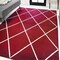 Jonathan Y Cole Minimalist Diamond Trellis Red/White 4 ft. x 6 ft. Area Rug SEU102I-4 - alternate 4