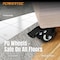 Powertec 2in Caster Wheels Set, 2 w/ Brake, 350 lbs Cap. 360° Swivel, Plate Mounted, PU Castor Wheels 17219 - alternate 7