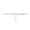 Homeroots 40" White Rounded Stone And Metal Pedestal Base Dining Table 520844 - alternate 13