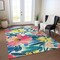 Homeroots 3' X 5' Blush And Pink Floral Washable Indoor Outdoor Area Rug 610973 - alternate 8
