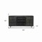 Homeroots 60in Dark Brown Solid Wood Cabinet Enclosed Storage Distressed TV Stand 489504 - alternate 8