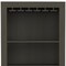 Homeroots 26in Dark Brown Laminate Bar Cabinet With Four Shelves 477752 - alternate 5