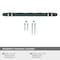 Amerock London 6-5/16 in 160 mm Center-to-Center Black Bronze/Polished Chrome Cabinet Pull BP36650BBR26 - alternate 5