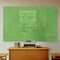 Fab Glass And Mirror Green Surface Dry Erase Glass Board, Frameless Magnetic Glass Board for Wall (48in x 60in) with M MB48x60-SB602 - alternate 6