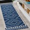 Jonathan Y Amir Moroccan Beni Souk Navy/Ivory 2 ft. x 8 ft. Runner Rug MOH200D-28 - alternate 1