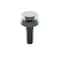 Zoro Select Not Graded, M8-1.25 Serrated Flange Bolt, Plain Stainless Steel, 25 mm L, 50 PK 32-MFH-8-25 - alternate 1