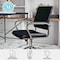 Martha Stewart Piper Upholstered Office Chair in Black/Polished Nickel CH-220921-2-BK-MS - alternate 9