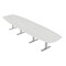 Skutchi Designs Arc Boat Conference Table With Power, 48 in W, 192 in L HAR-ABOT-48X192-T-WA7976-NA - alternate 1