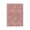 Homeroots 9' X 12' Red And Ivory Abstract Washable Indoor Outdoor Area Rug 599752 - alternate 7