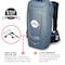 Tomahawk Power 18V Battery Powered Backpack Vacuum 6L for Janitorial Cleaning Lightweight Cordless Commercial TVAC6MAX - alternate 9