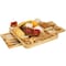 Megachef Bamboo Charcuterie Cheese Board Set with Ramekins and Slide Out Cutlery Drawer 750122177M - alternate 1