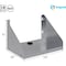 Amgood 10 in. x 14 in. Stainless Steel Ticket Printer Shelf, 18-Gauge 430 Stainless Steel w/Cord Grommet WS-SG-1014-CORD-Z - alternate 5