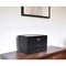 Homeroots 13" Black Faux Leather Box 475783 - alternate 5