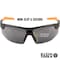 Klein Tools Safety Glasses, Anti-Fog & Anti-Scratch, Gray Lens, Black/Orange Frame 60160 - alternate 7
