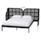 Baxton Studio Cascadia Mid-Century Modern Ebony Black Wood Queen Size Wingback Platform Bed 252-13901-ZORO - alternate 8