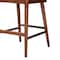 Baxton Studio bali & pari Denver Modern Bohemian Walnut Brown Finished Acacia Wood and Seagrass Counter Stool 239-13365-ZORO - alternate 9