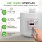 Nutrichef Electric Pressure Cooker 6 Quart Capacity, White NCHS60ZW - alternate 4