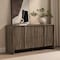 Manhattan Comfort Novara 60in Sideboard in Jacobean Walnut (4-Door) SB1671-2 - alternate 1