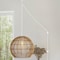 Jonathan Y Raya 19" 1-Light Farmhouse Coastal Rattan 180" Cord Plug-In or Hardwired LED Pendant, Brown JYL1404A - alternate 14