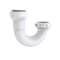 Insta-Plumb J-Bend, 1-1/2 in, Push-to-Connect, Plastic, White 10400IPK - alternate 3