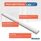 Bulbrite 4 ft. Integrated 5 Color Selectable LED Dimmable Wraparound Light (120-277v), 5300 Lumens, White Fin 773503 - alternate 12
