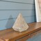 Homeroots 3" Brown Solid Wood Pyramid Decorative Sculpture 635610 - alternate 5
