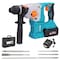Wrightmaster 20V Brushless SDS-Plus Rotary Hammer Drill with Battery & Fast Charger, 4-Mode Cordless Rotomartillo ZR-111PRO - alternate 1