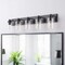 Jonathan Y Irving 36" 5-Light Seeded Glass/Iron Modern Contemporary LED Vanity Light, Black JYL7620B - alternate 11