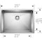 Blanco Precision 16 R10 Single Bowl 515822 - alternate 3