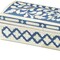 Homeroots 12" Blue And White Bone Inlay Box With Lid 389456 - alternate 6