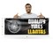 Signmission Quality Tires llantas, 18 Inch x 48 Inch, Vinyl Banner B-30827 - alternate 5